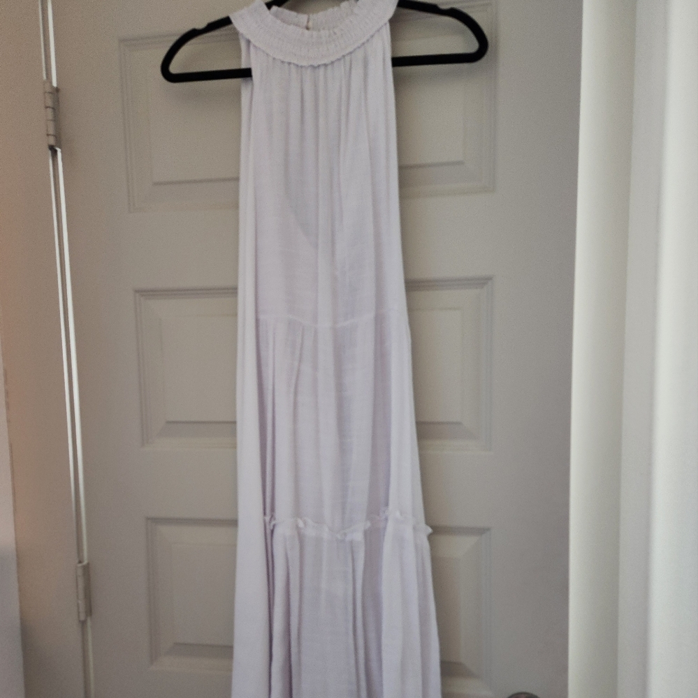 2X white lacy dress